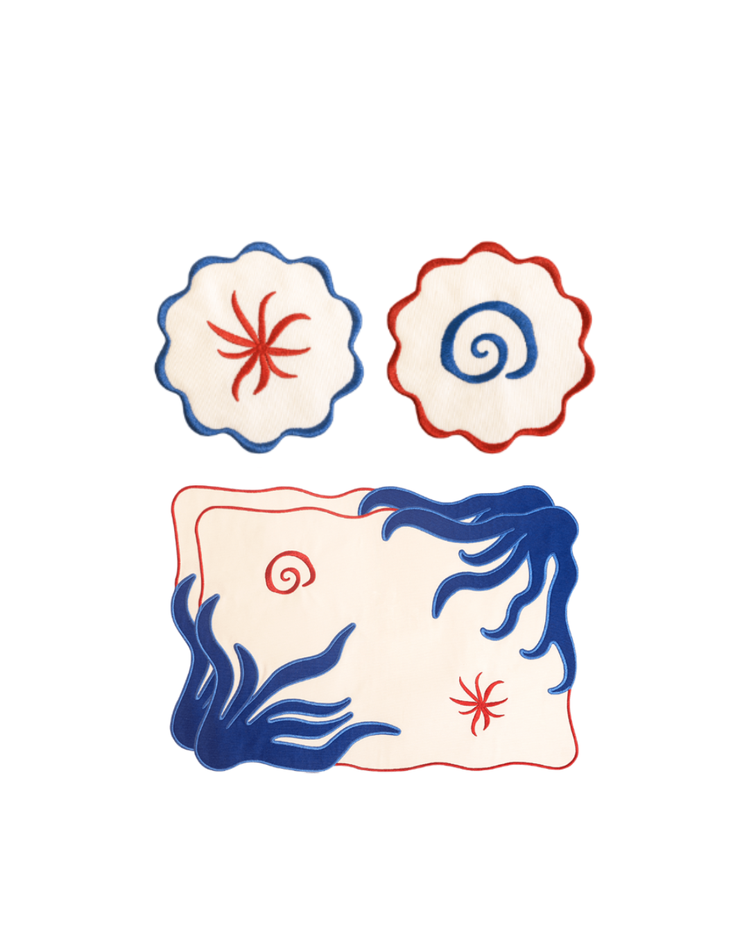 Amalfi Placemat & Coaster Bundle - Set of 4