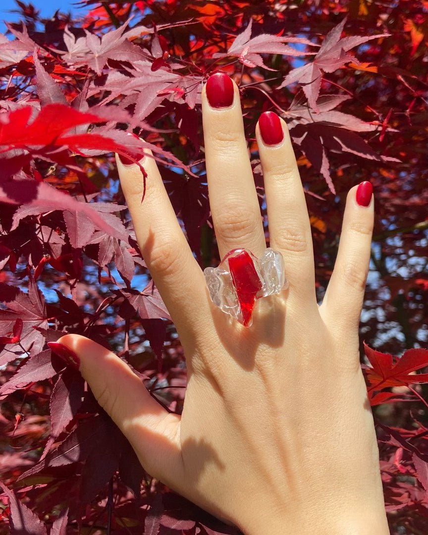 Dente del Giudizio upcycled ring