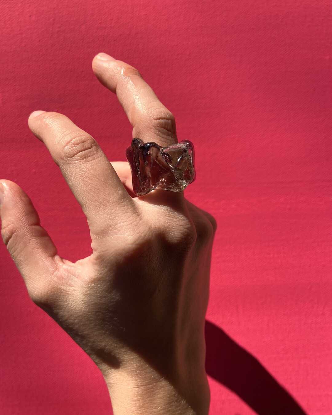 Vino Rosé upcycled ring