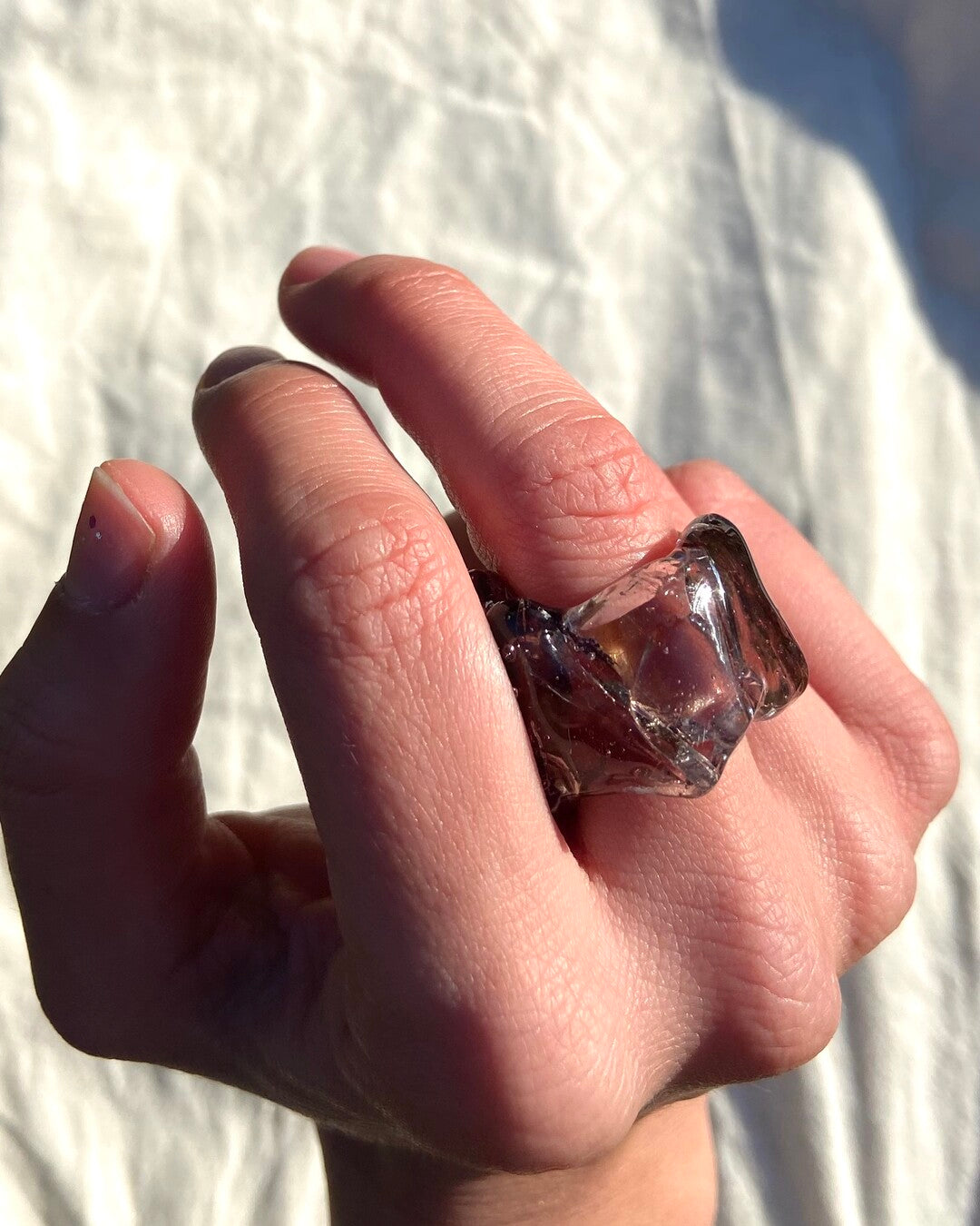 Vino Rosé upcycled ring