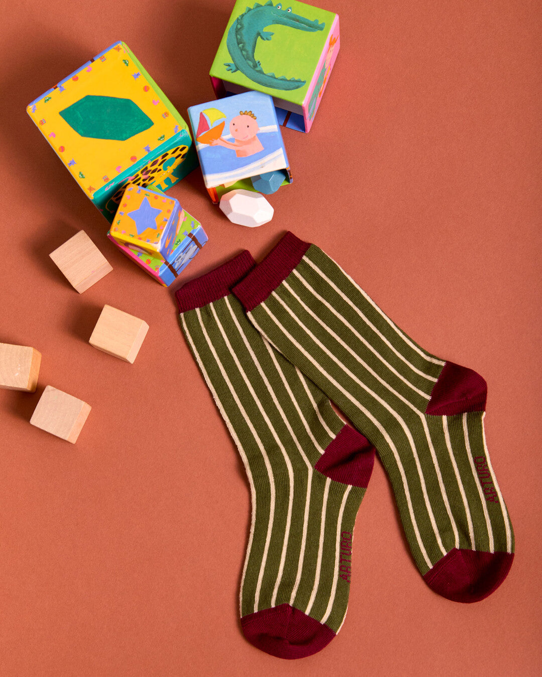 Arturo riga dritto - Baby socks