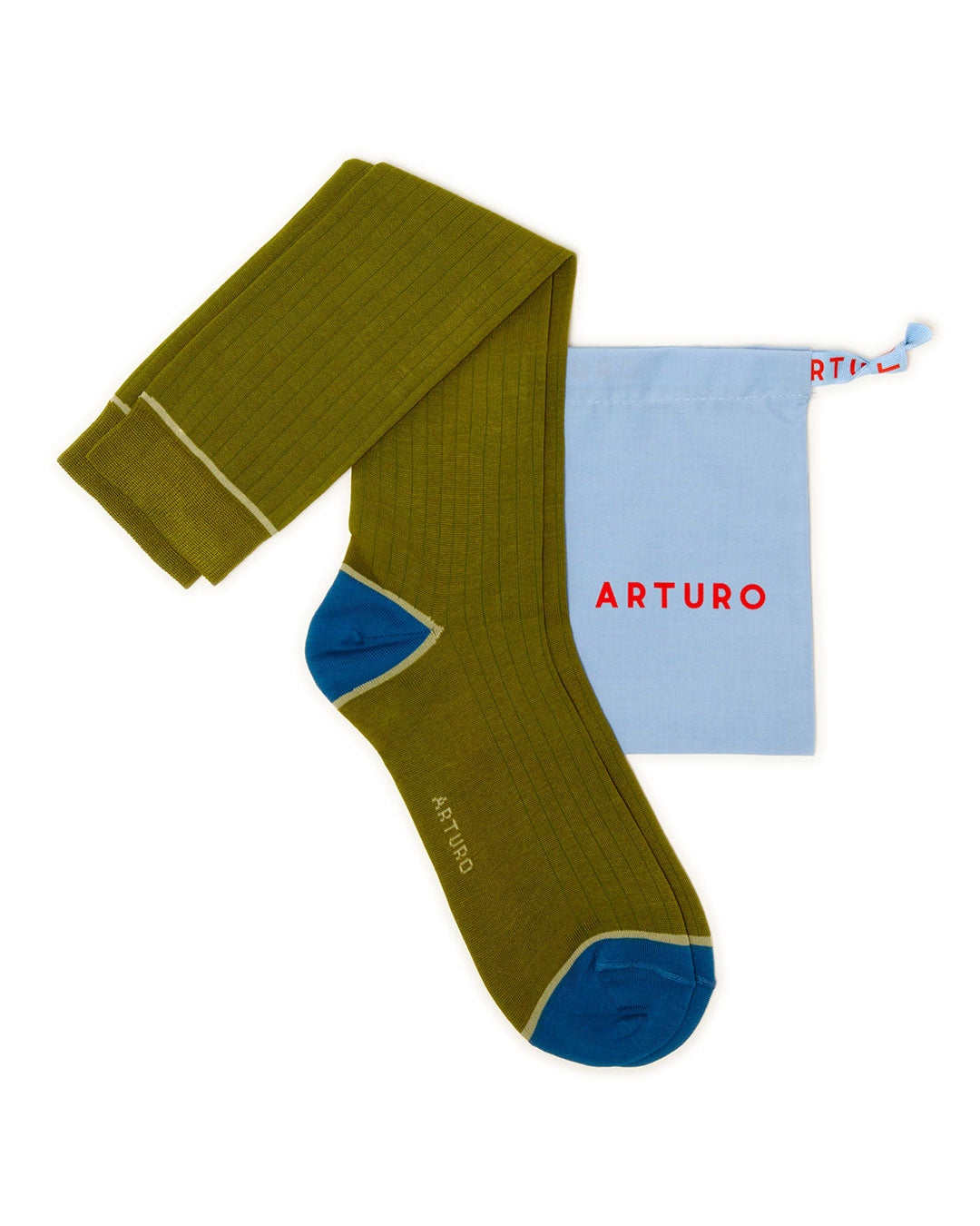 Arturo Cotton Lisle - Men Ribbed socks