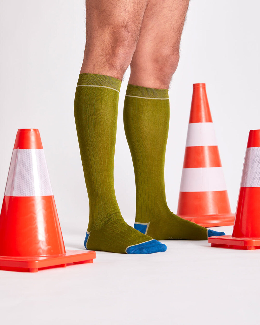 Arturo Cotton Lisle - Men Ribbed socks