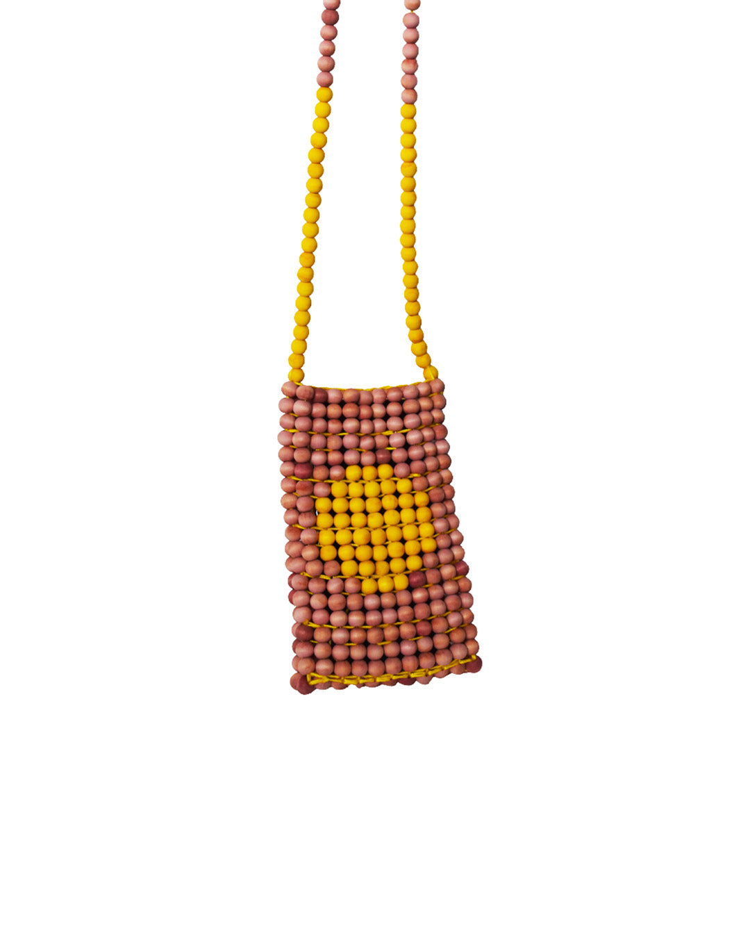 "Sun" beaded phone pouch