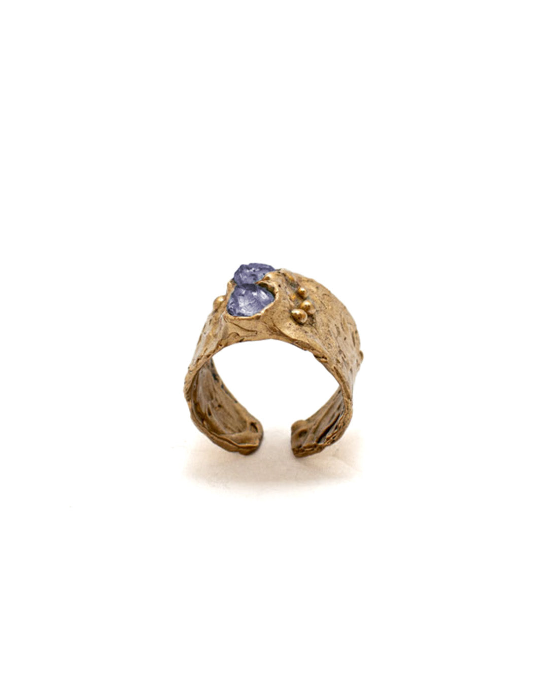 Double Stone Band Ring