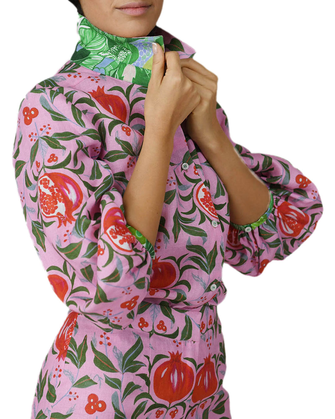 Bosque das Mangueiras - Pomegranate Shirt