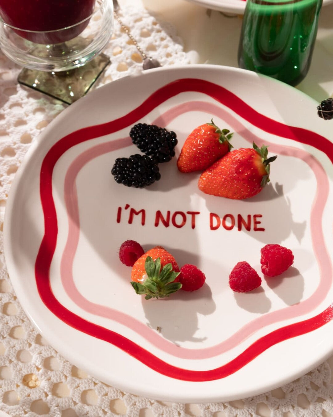"Stay Away, I'm not done" - Talk of the Table Set of 2 "No thanks, Uninpressed" - Talk of the Table Set of 2 (- 5%)