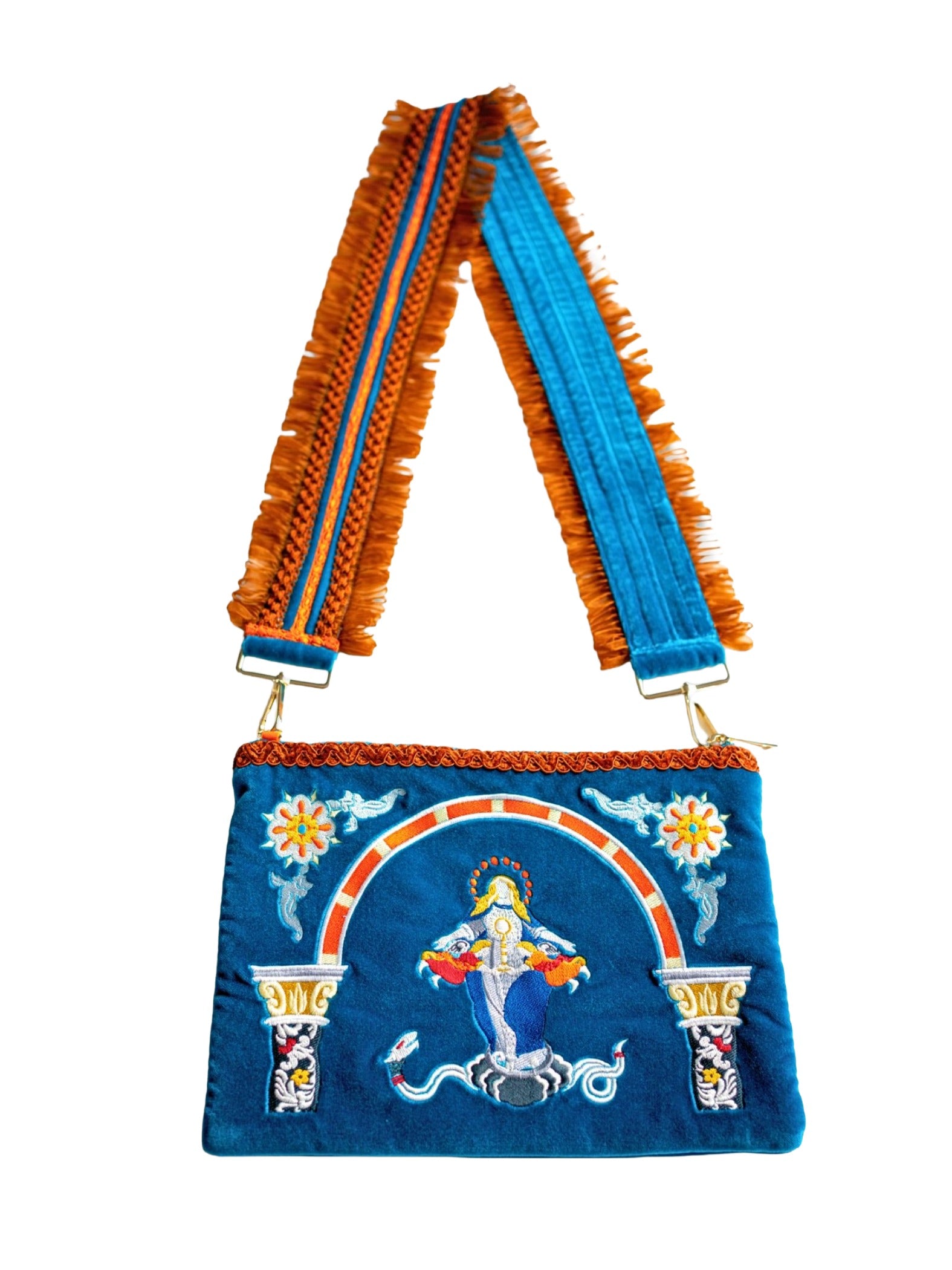 Embroidered Clutch Bag - Immacolata