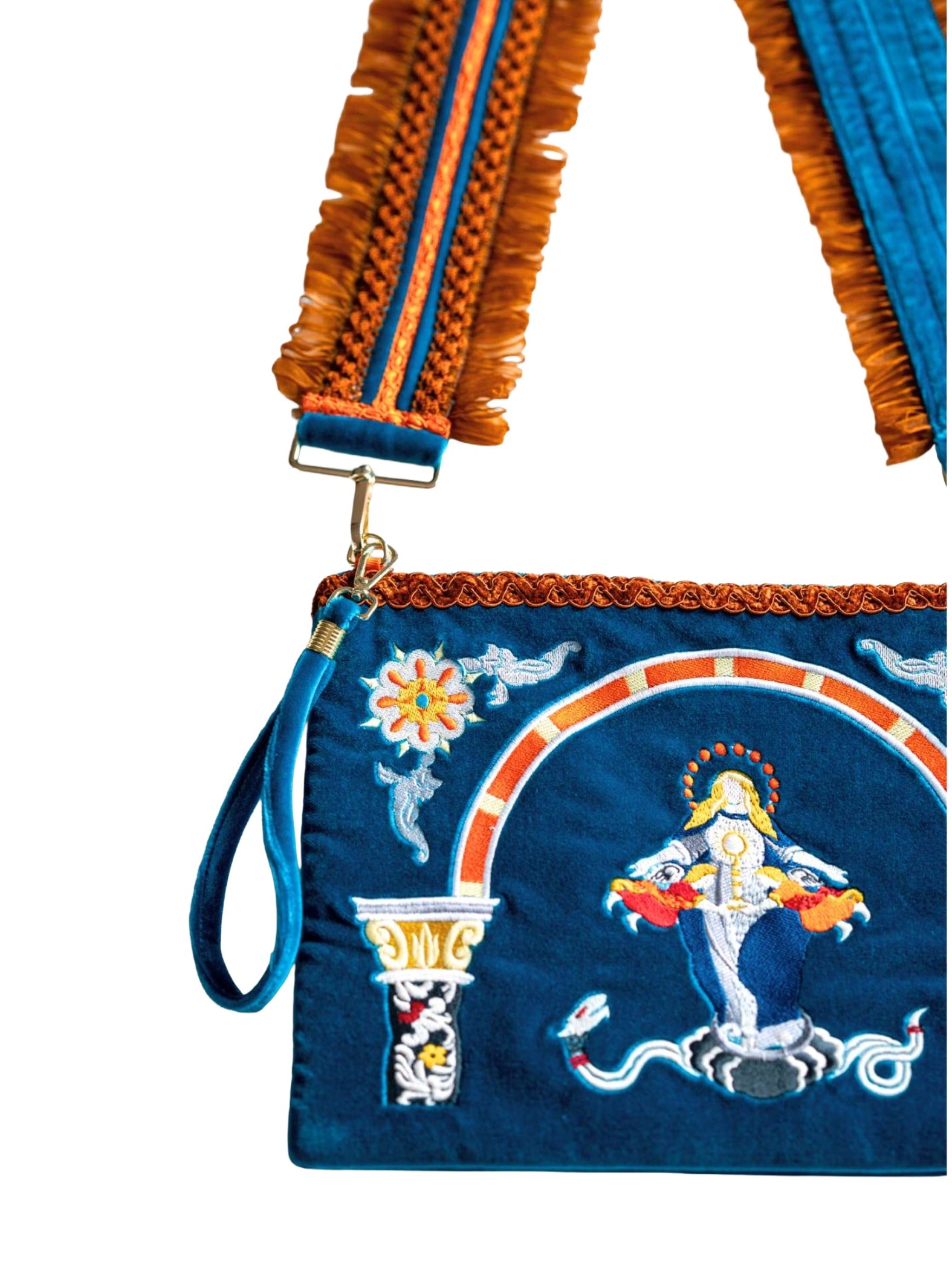 Embroidered Clutch Bag - Immacolata