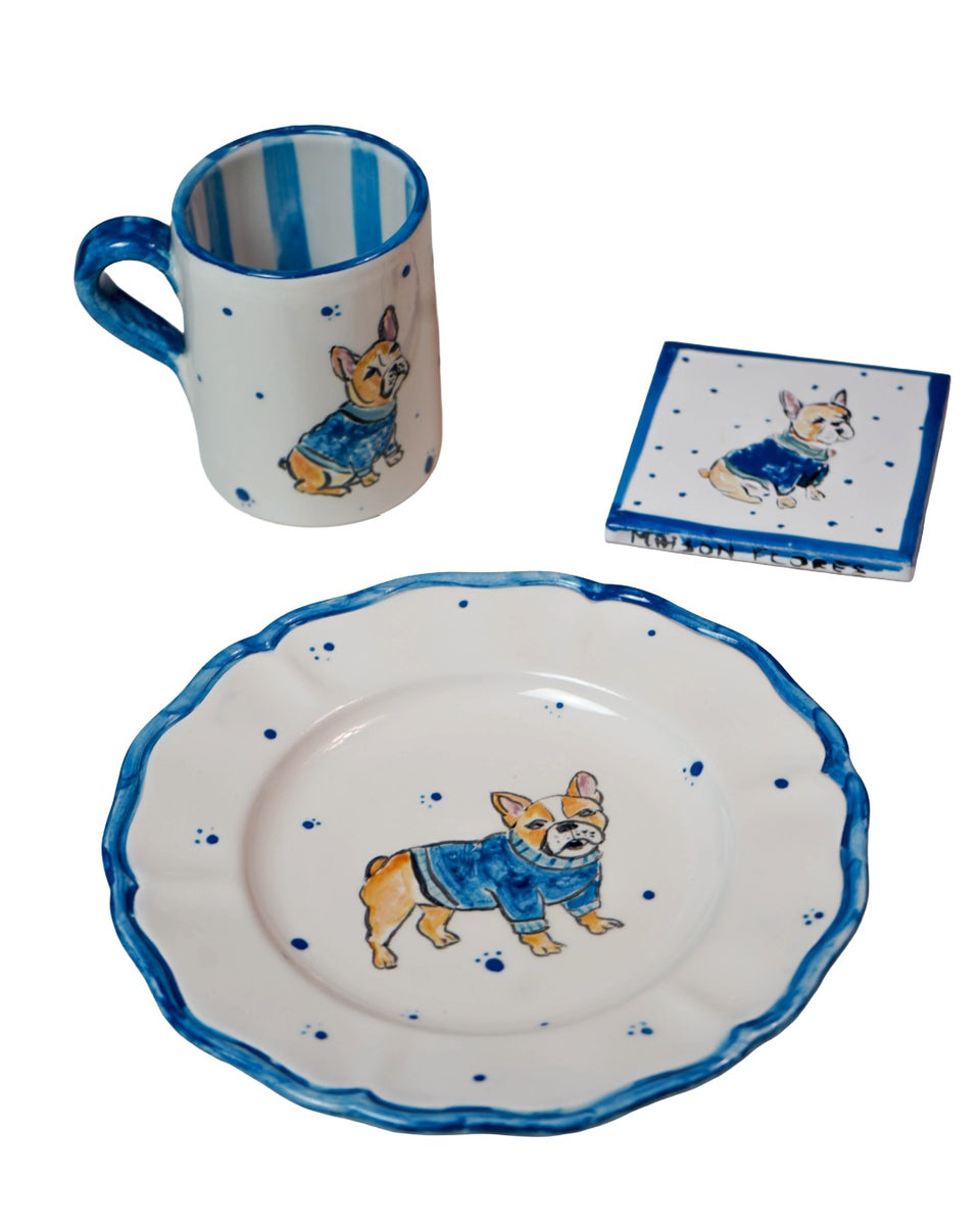 Pelagiia i belyi buldog. Pelagiia … Scalloped French Bulldog Set