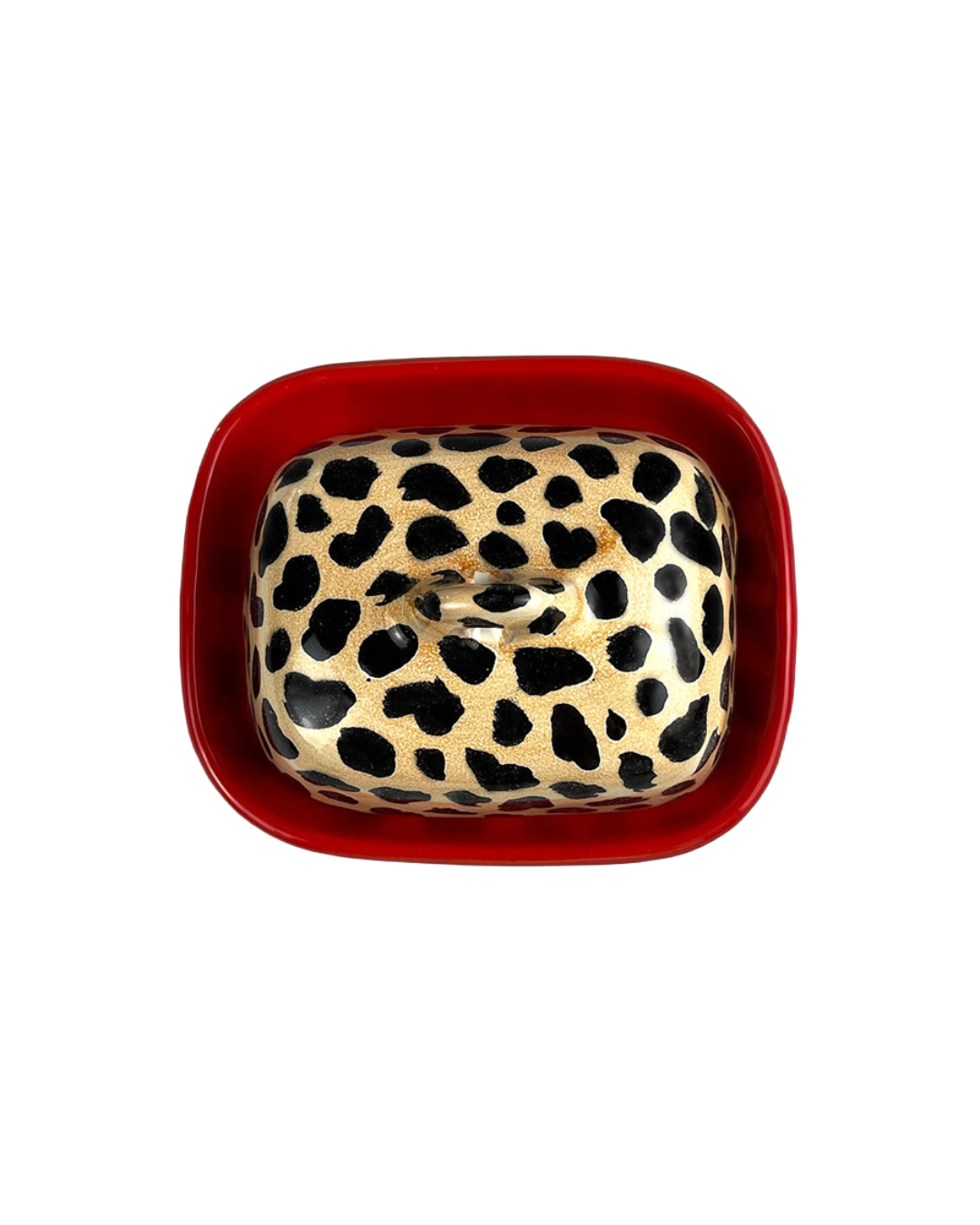 Leopard Butter Dish