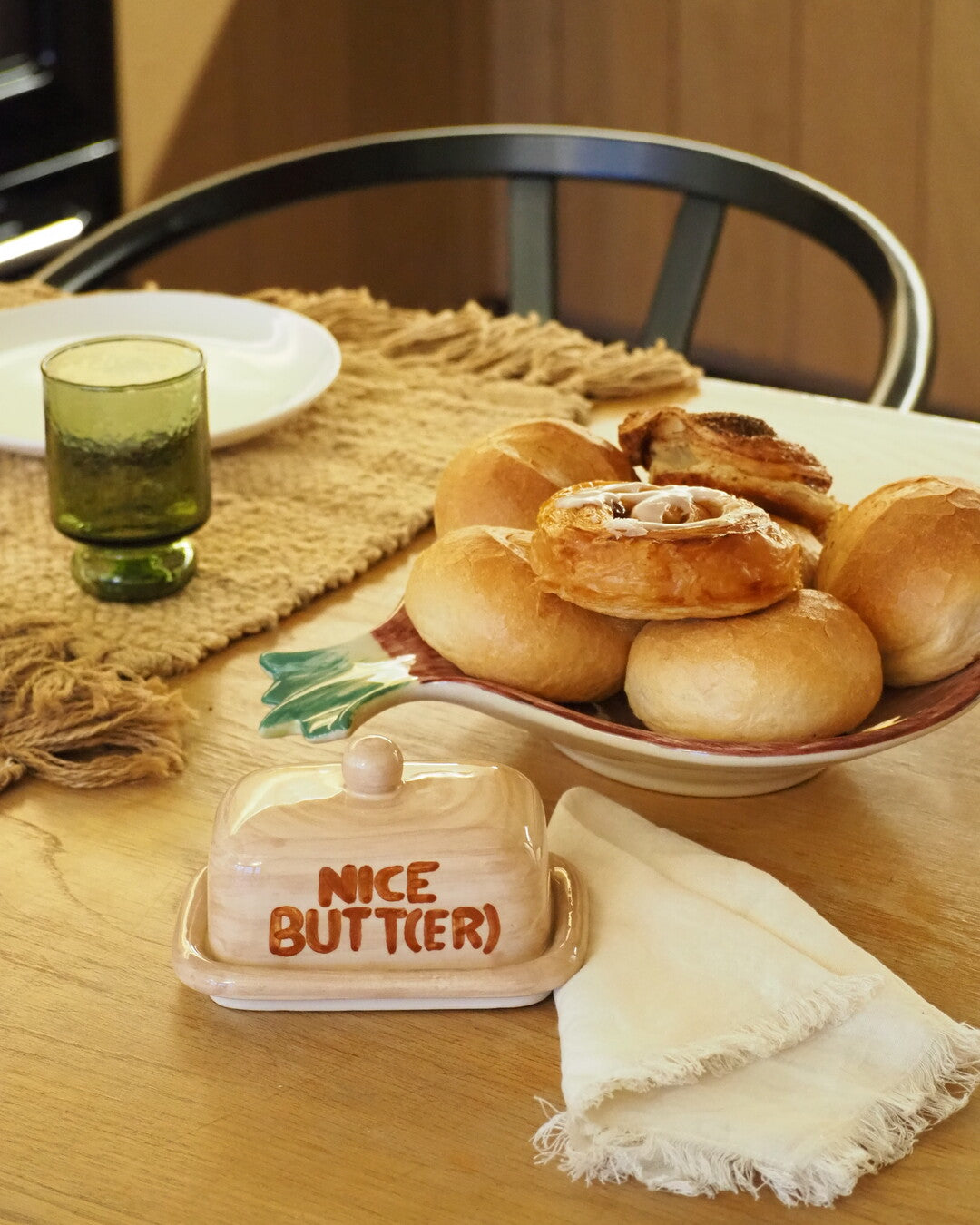 Butter dish 'Nice butt(er)'