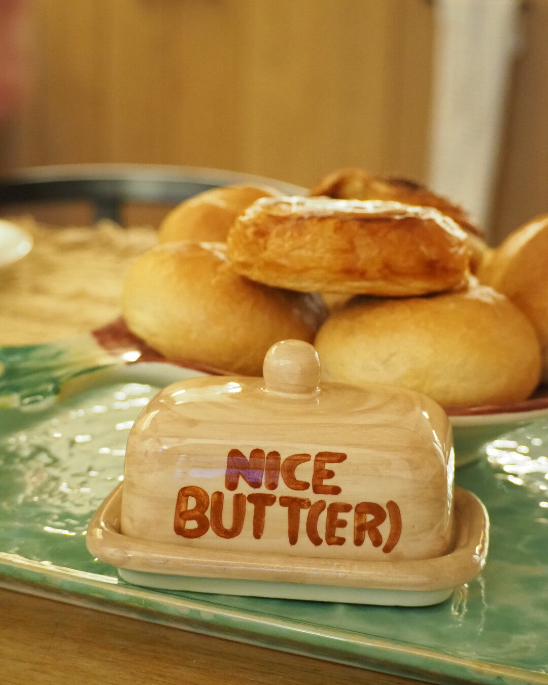 Butter dish 'Nice butt(er)'