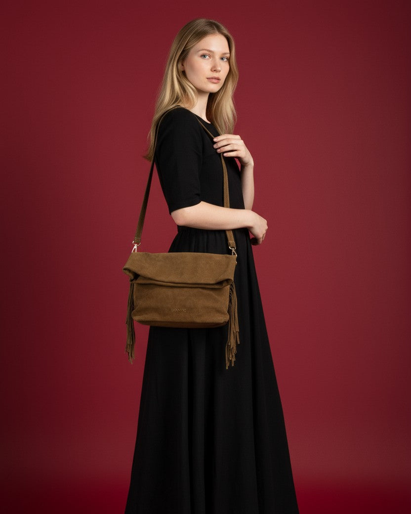 FRINGES KRAFT BAG