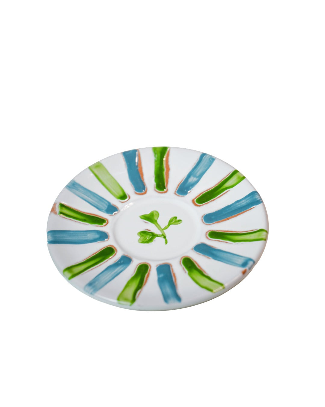 Espresso Cup and Saucer with Stripes