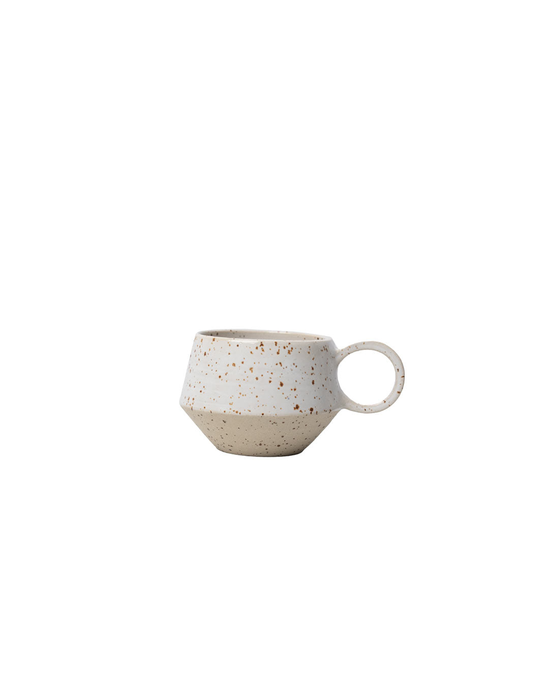 speckled clay handmade cup - Cami Studio