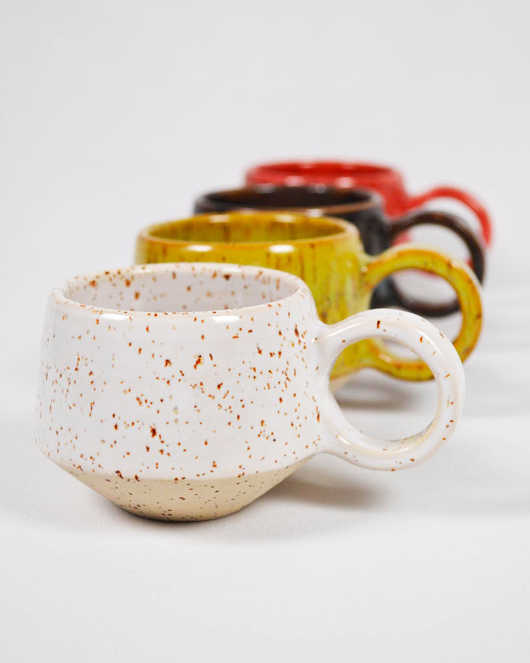 speckled clay handmade cup - Cami Studio