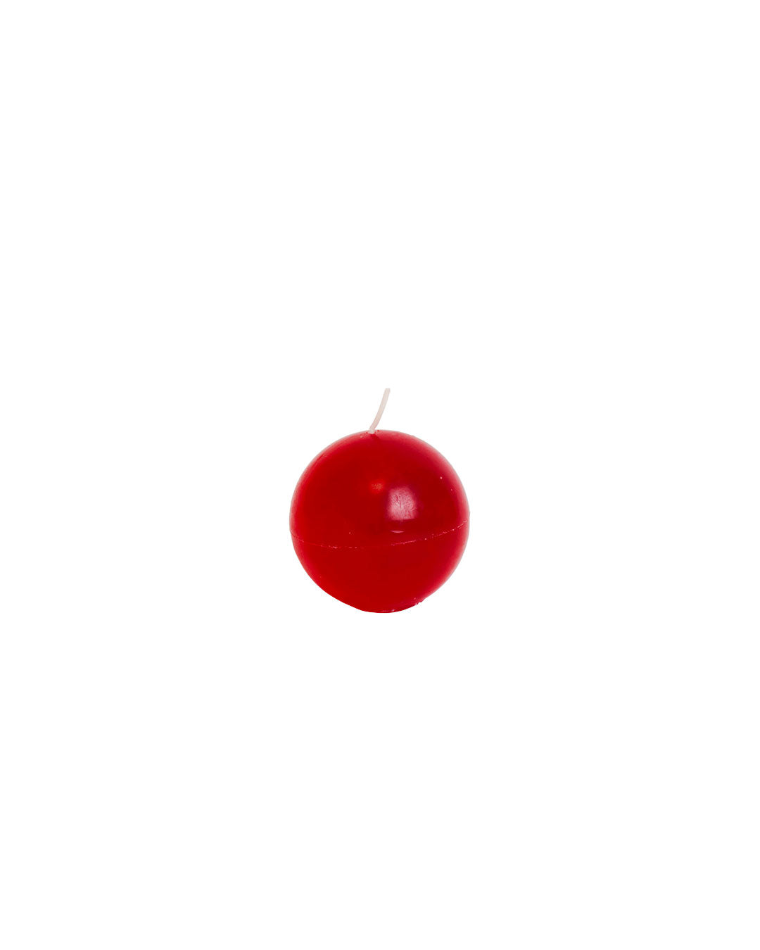Ball candle 	Small - Red
