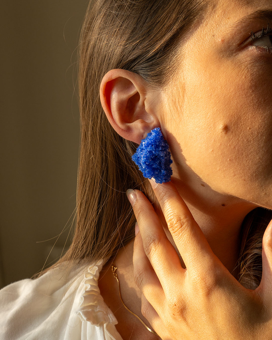 Sugar Earrings - Blue oxide