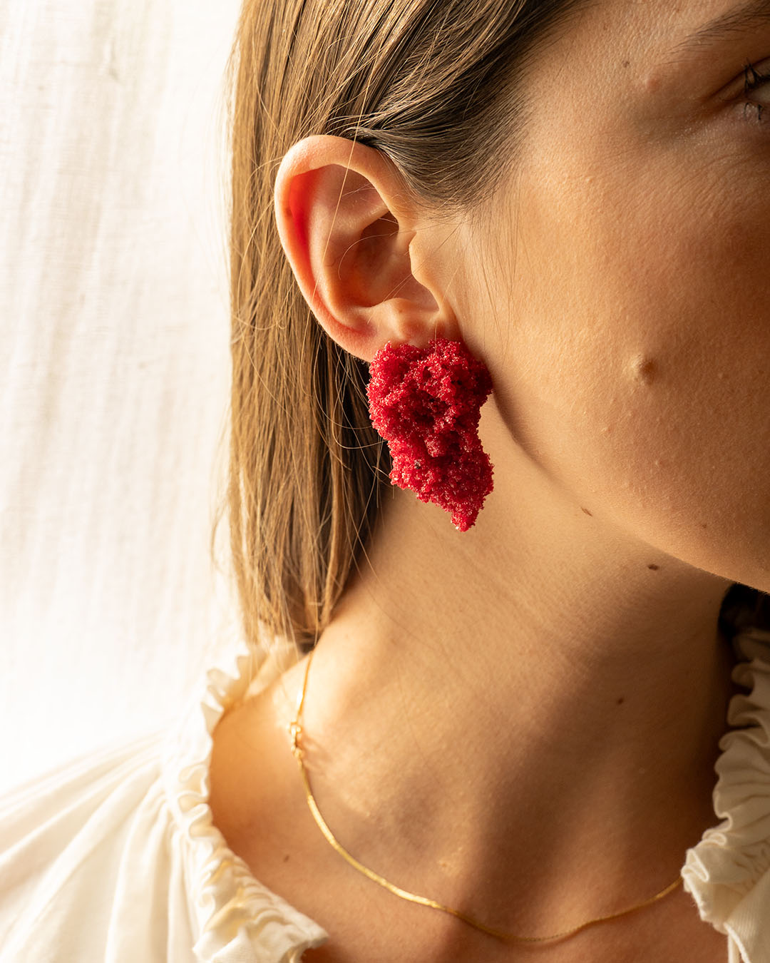 Sugar Earrings - Bordeaux - Carla Movia