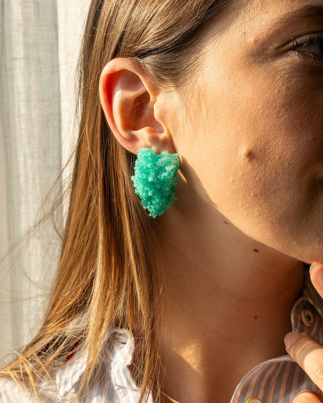 Sugar Earrings - Bright green - Carla Movia