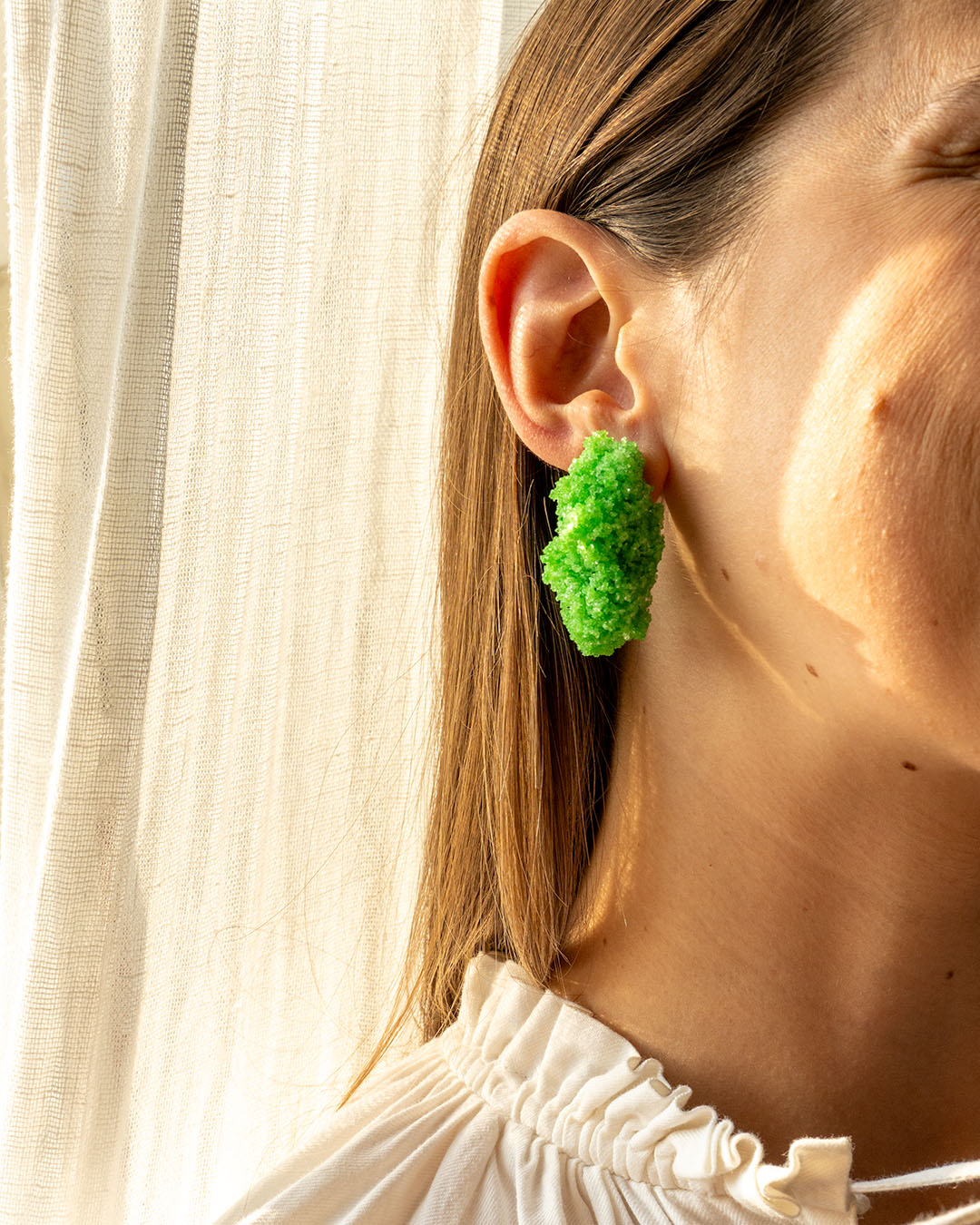 Sugar Earrings - Spinach - Carla Movia