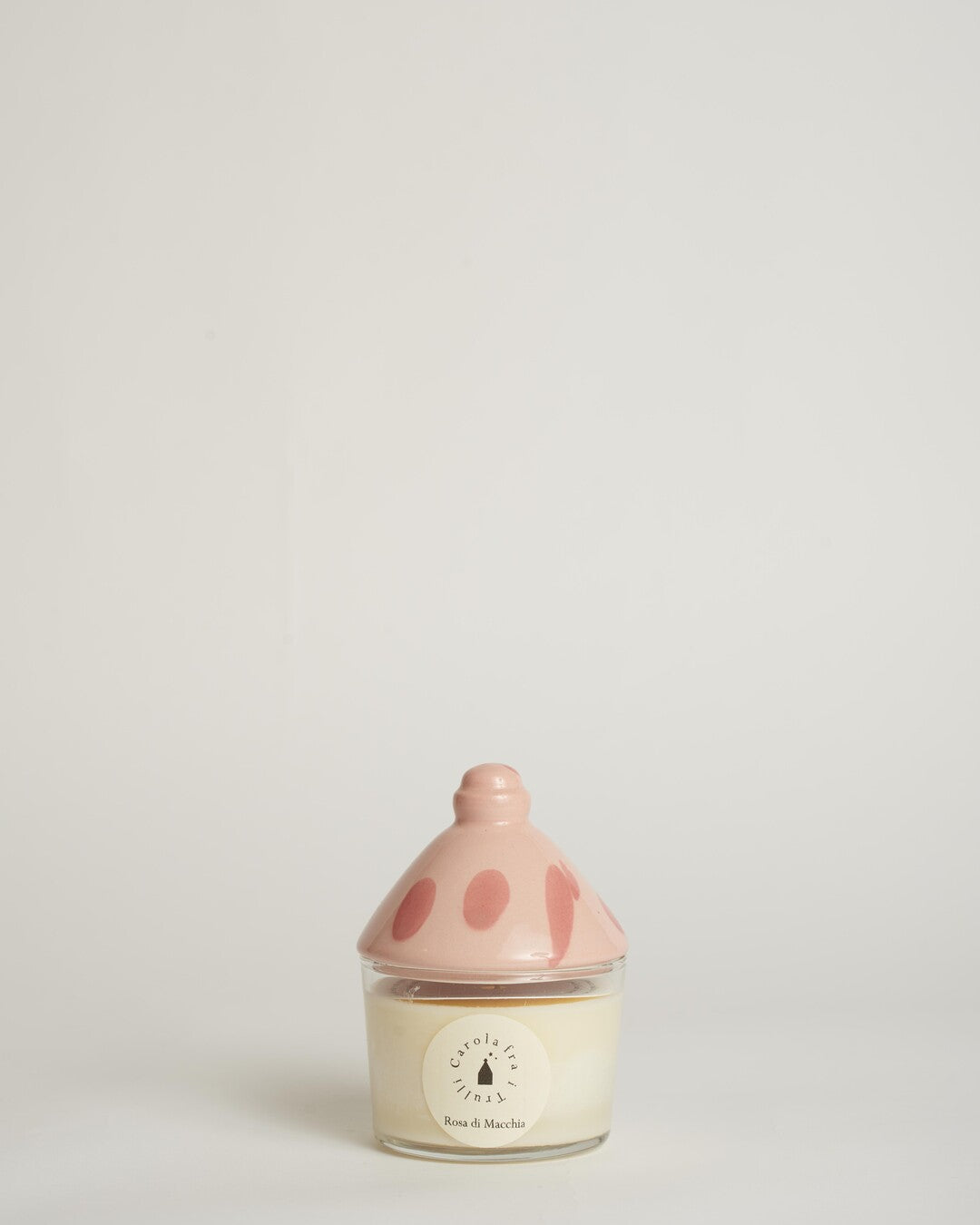 Rosa di Macchia - Trullino Candle with ceramic lid