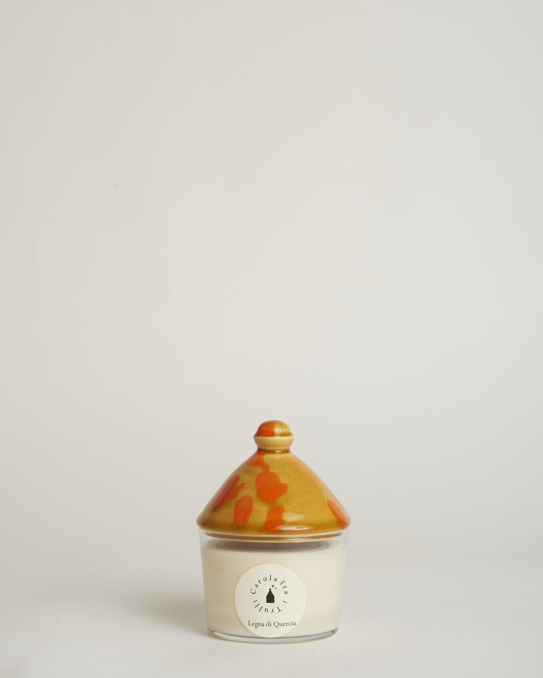 Legna di Quercia - Trullino Candle with ceramic lid