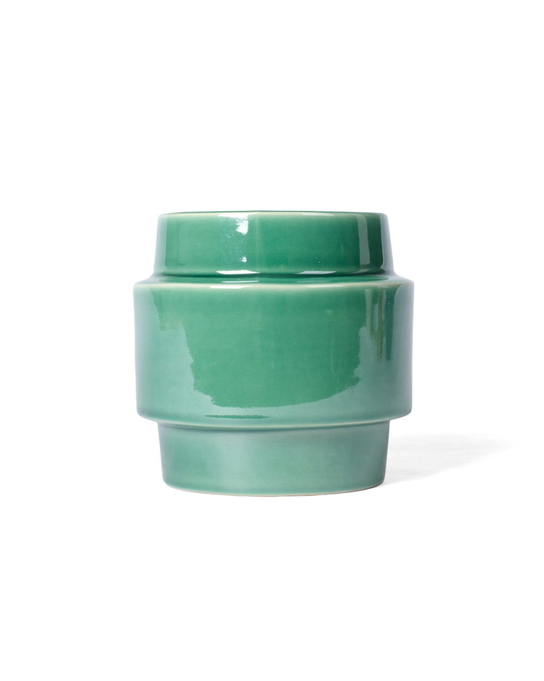 Glazed Boia Clay Pot - Green