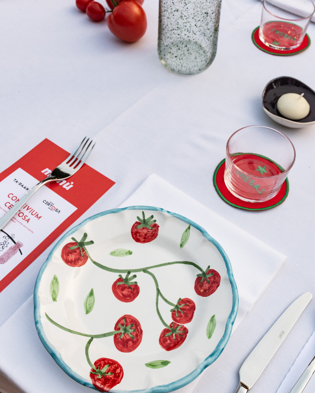 Tomato Breakfast Plates MIX - Set of 6