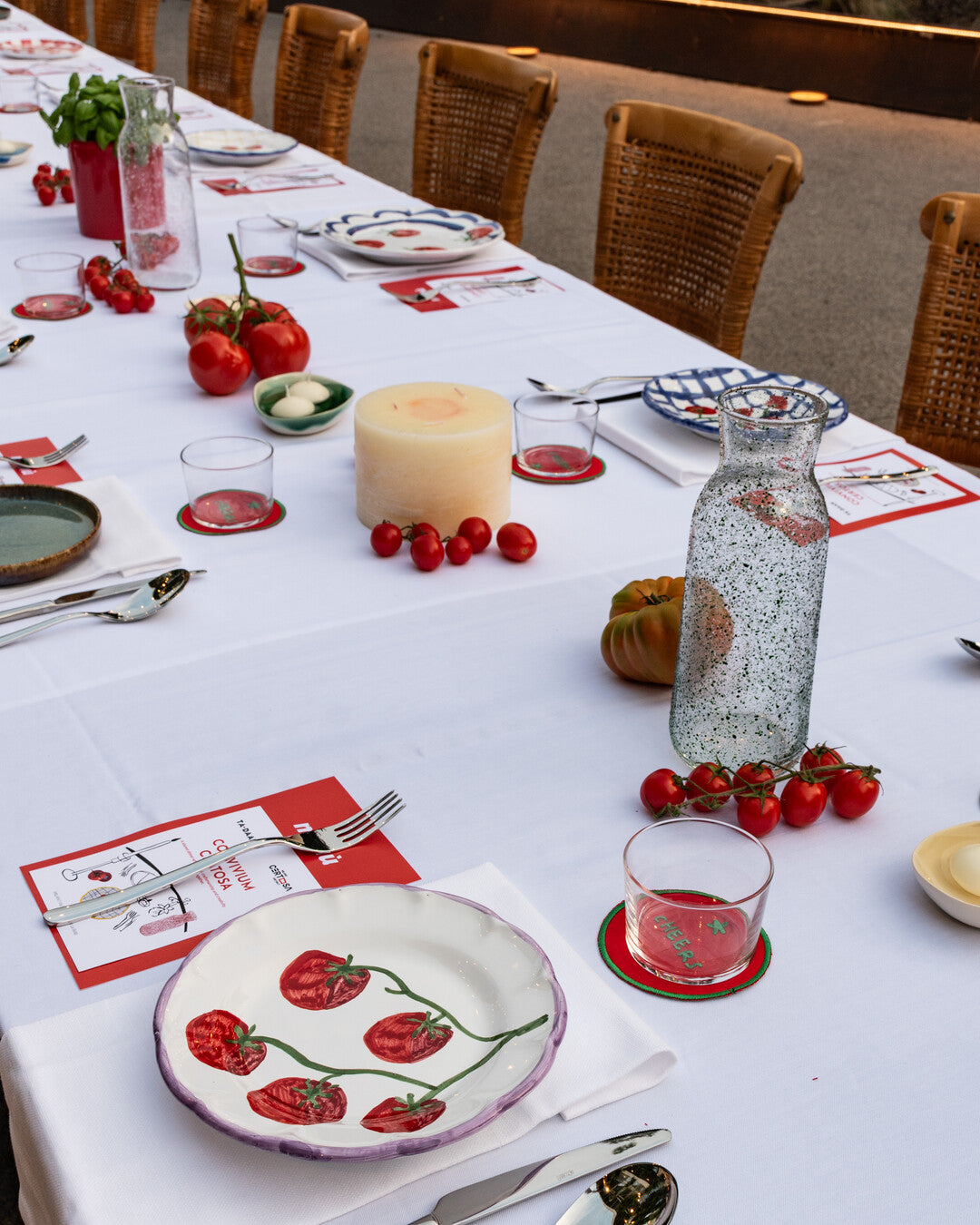Tomato Breakfast Plates MIX - Set of 6