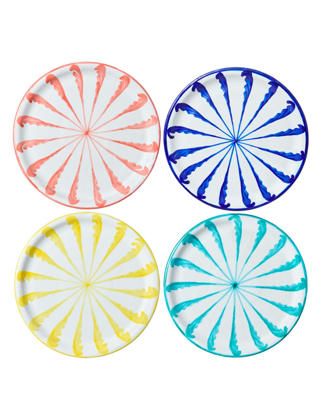 The Candy Cane dinner plate MIX - Set of 4