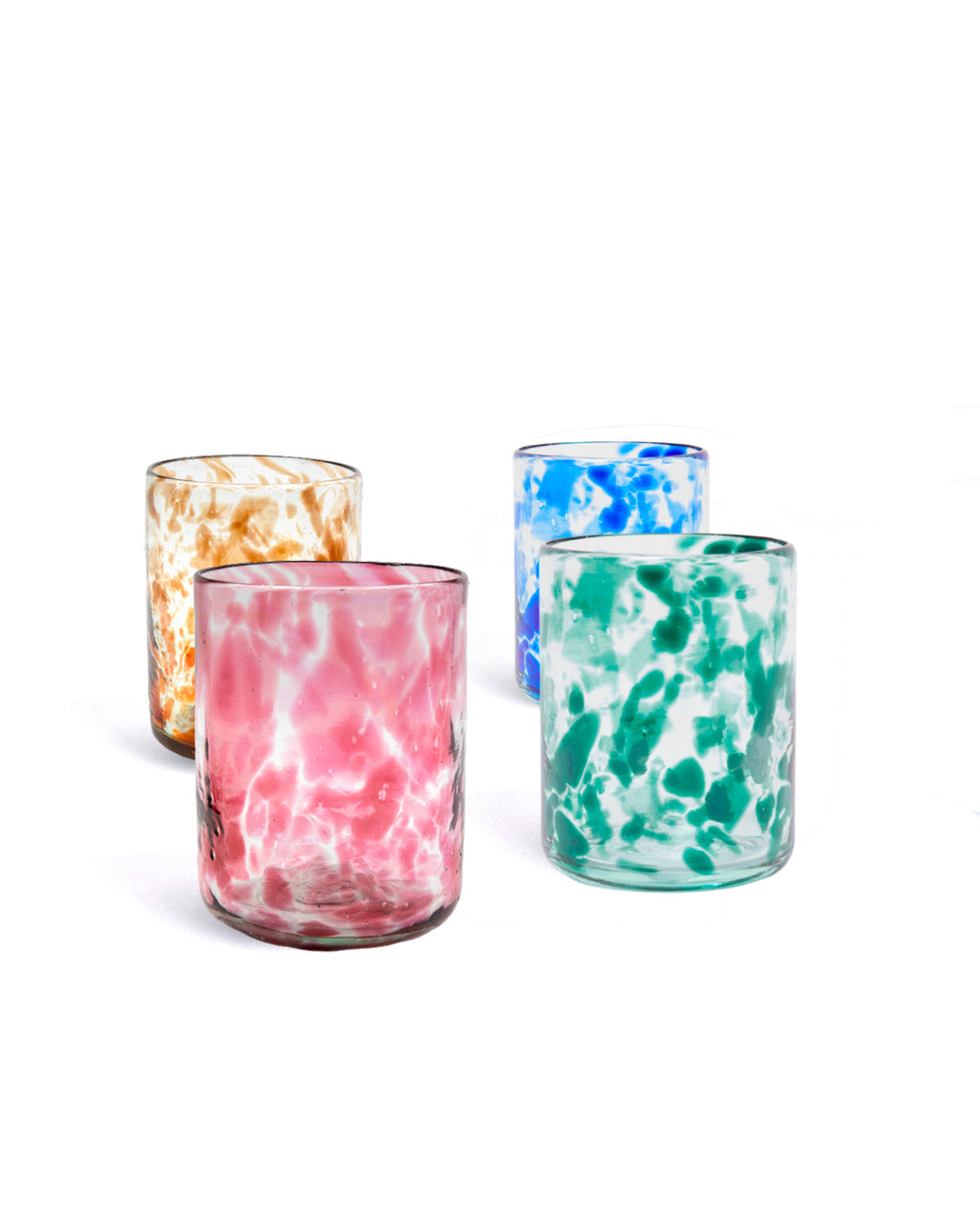 The Spotted glass MIX - Set of 4