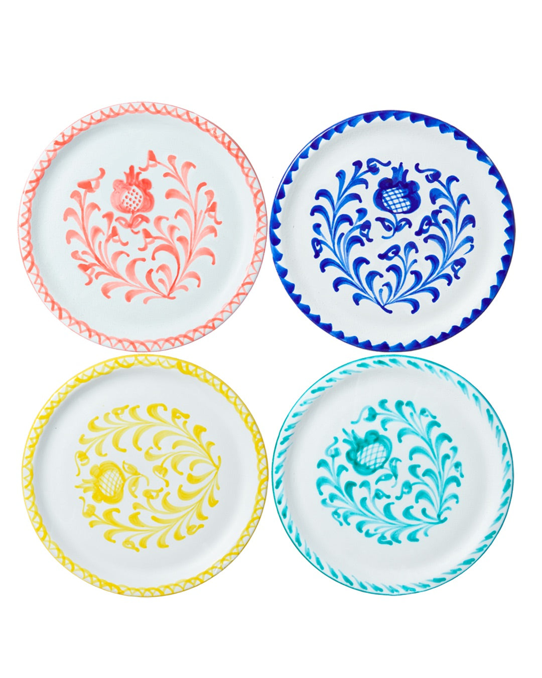 The Traditional dinner plate MIX - Set of 4