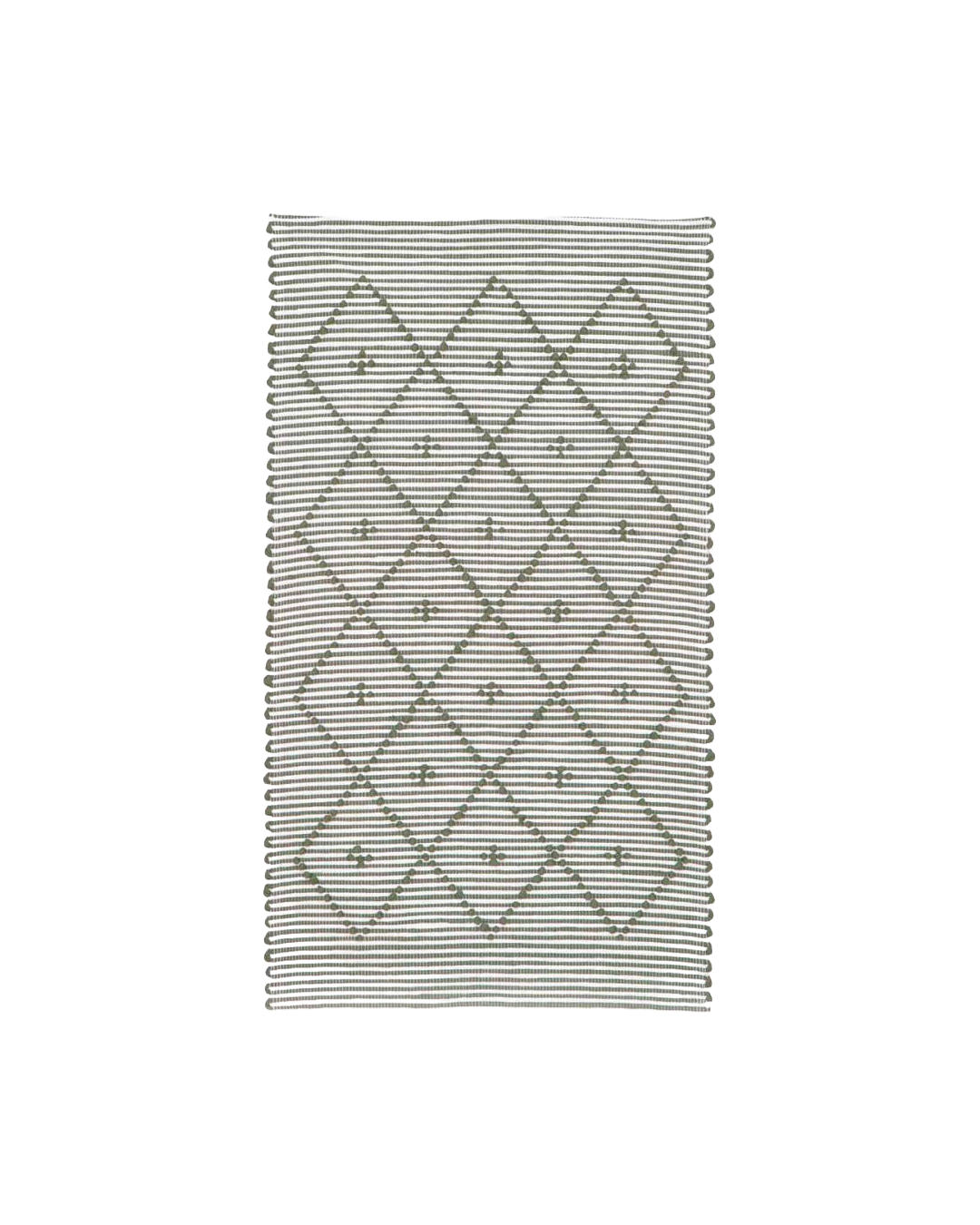 Handwoven striped rug