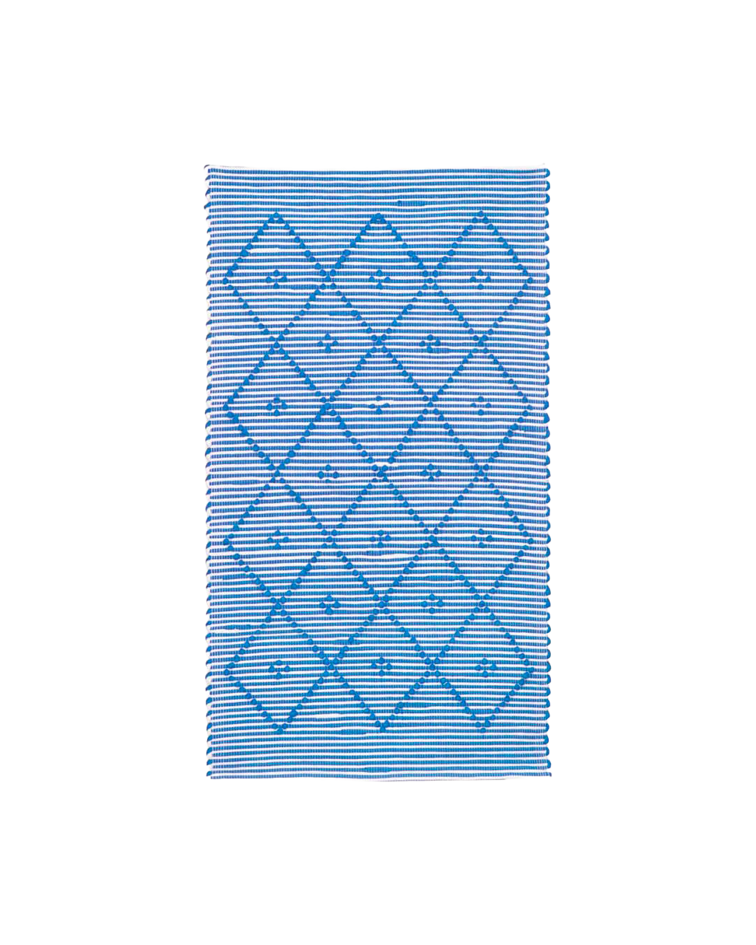 Handwoven striped rug