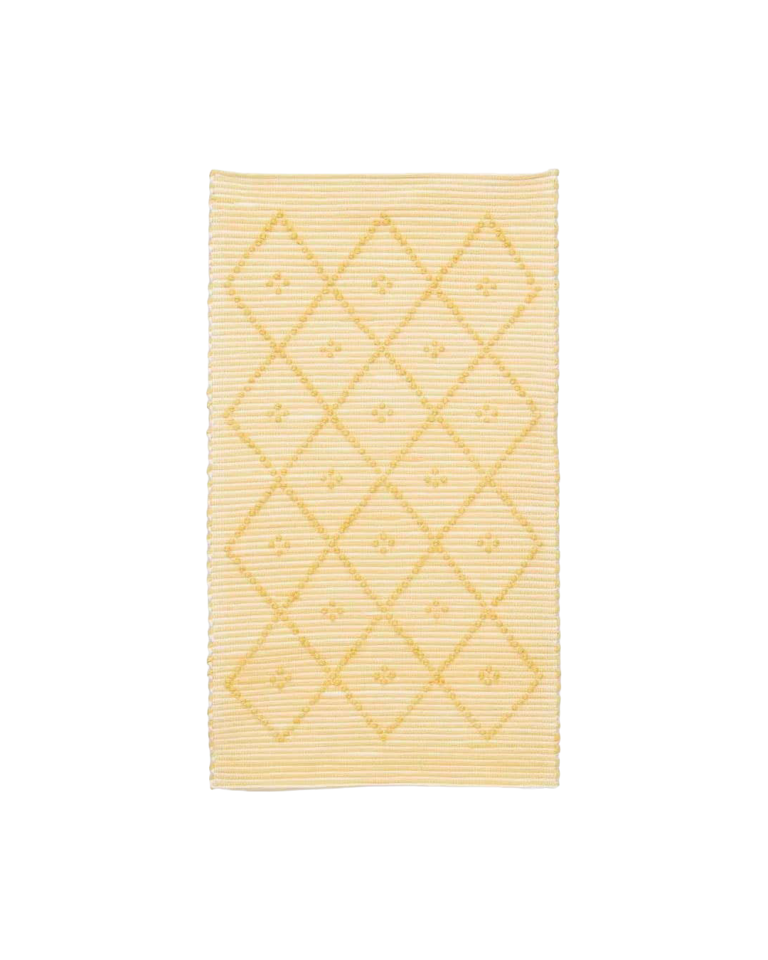 Handwoven striped rug