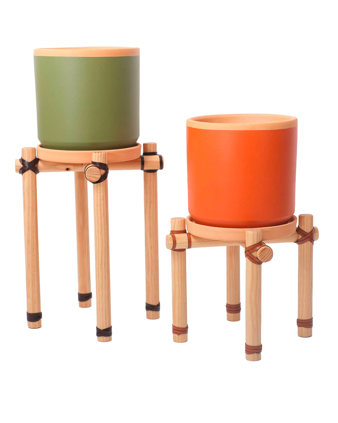 Wooden plant stand – Small