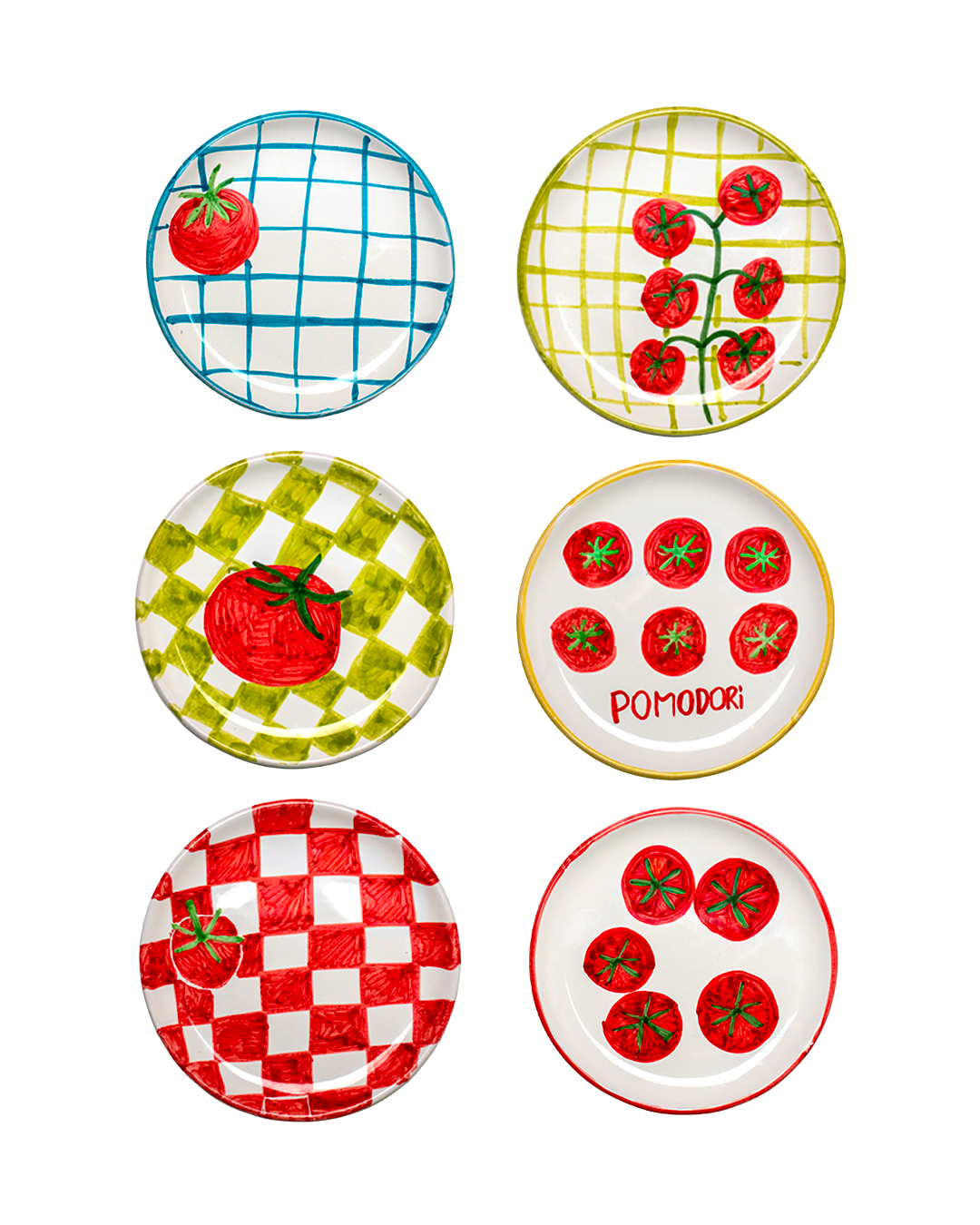 Picnic Plates MIX - Set of 6