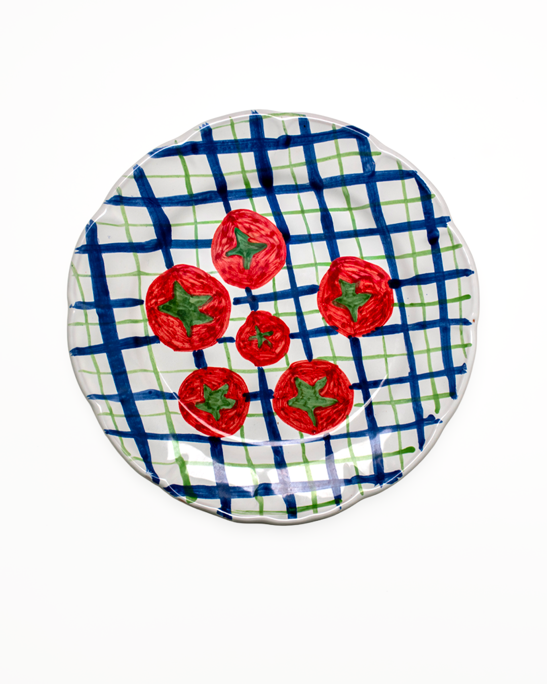 Tomato Dinner Plates MIX - Set of 6