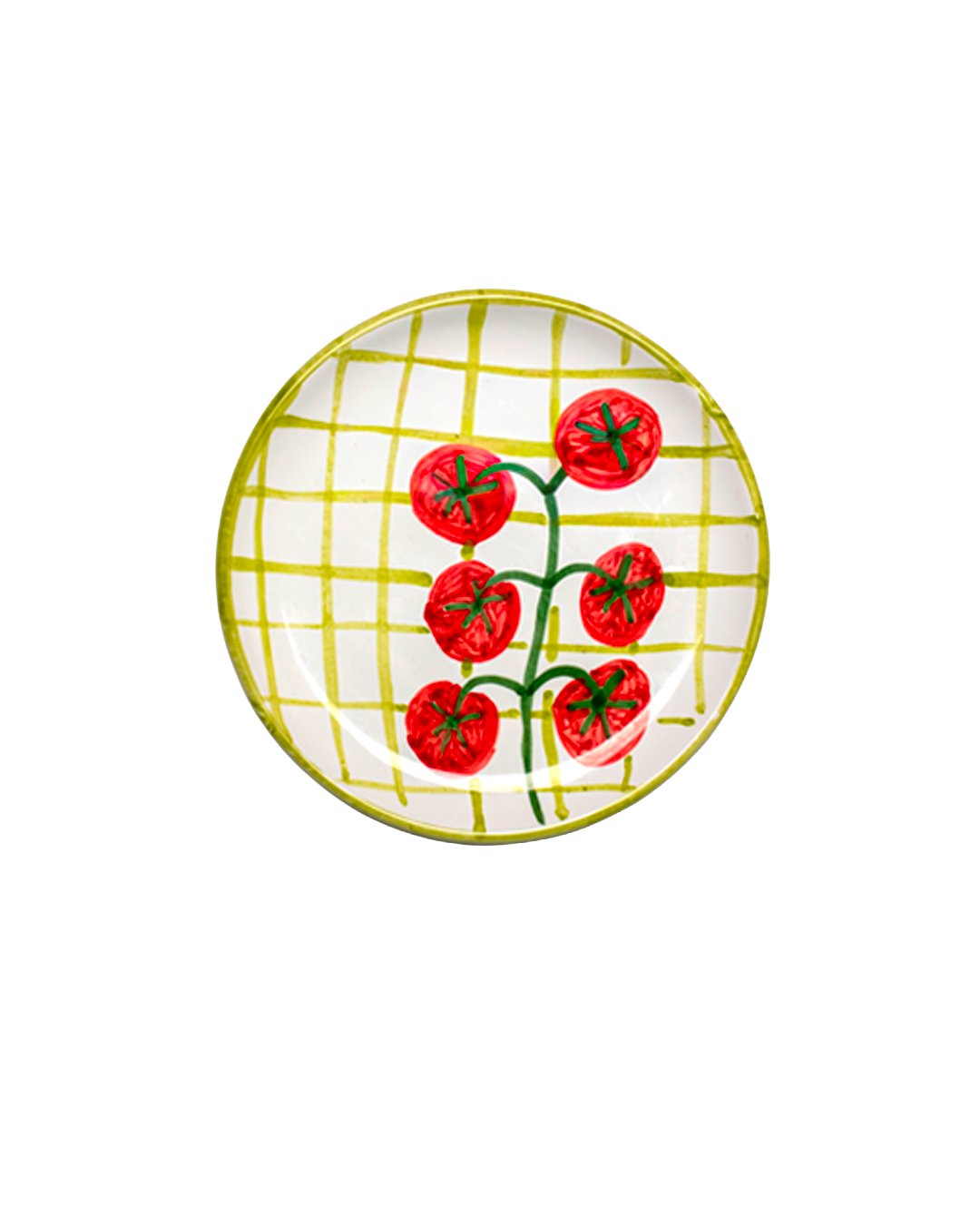 Picnic Plate - Stripe Green