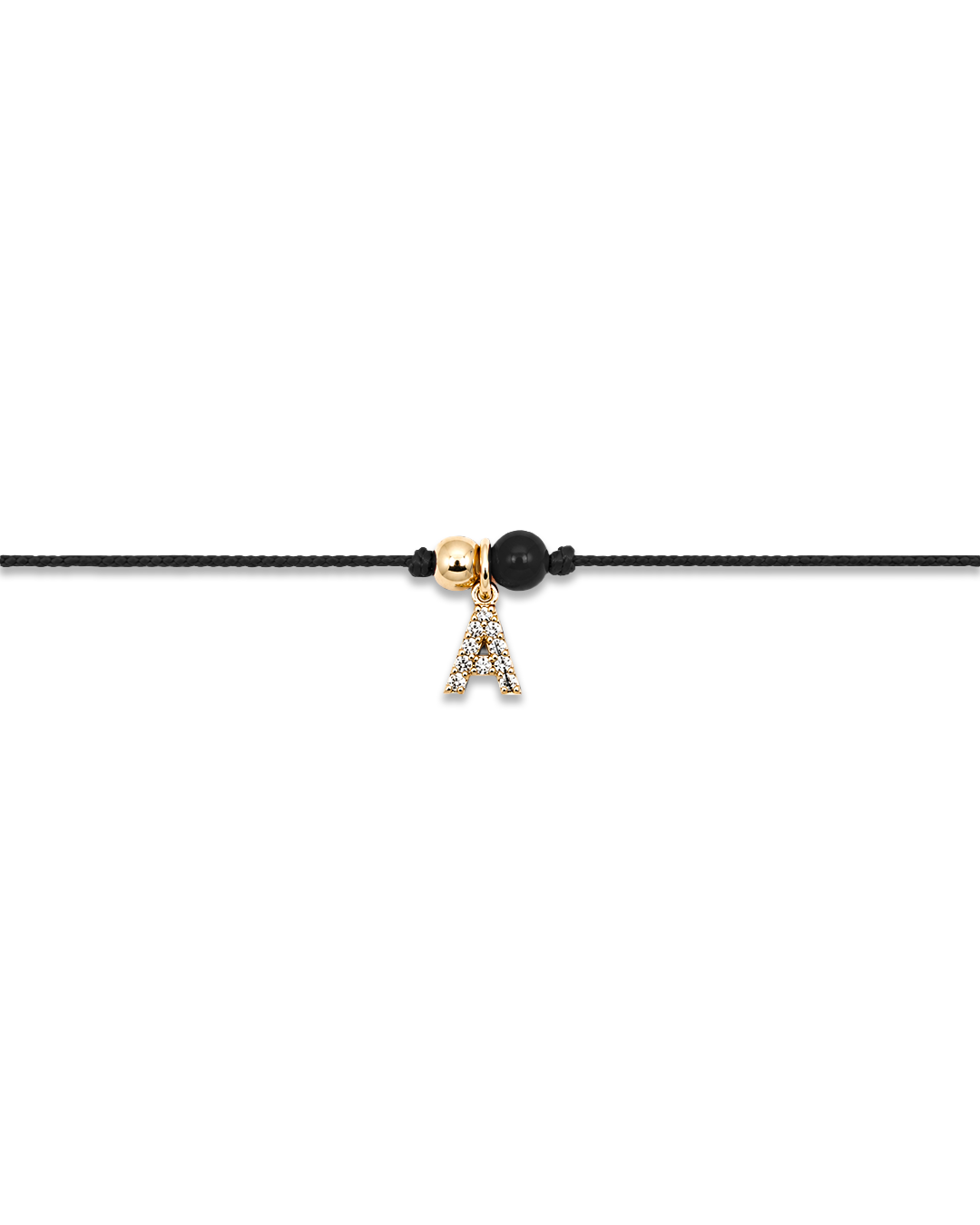 Custom Karma Initial Bracelet