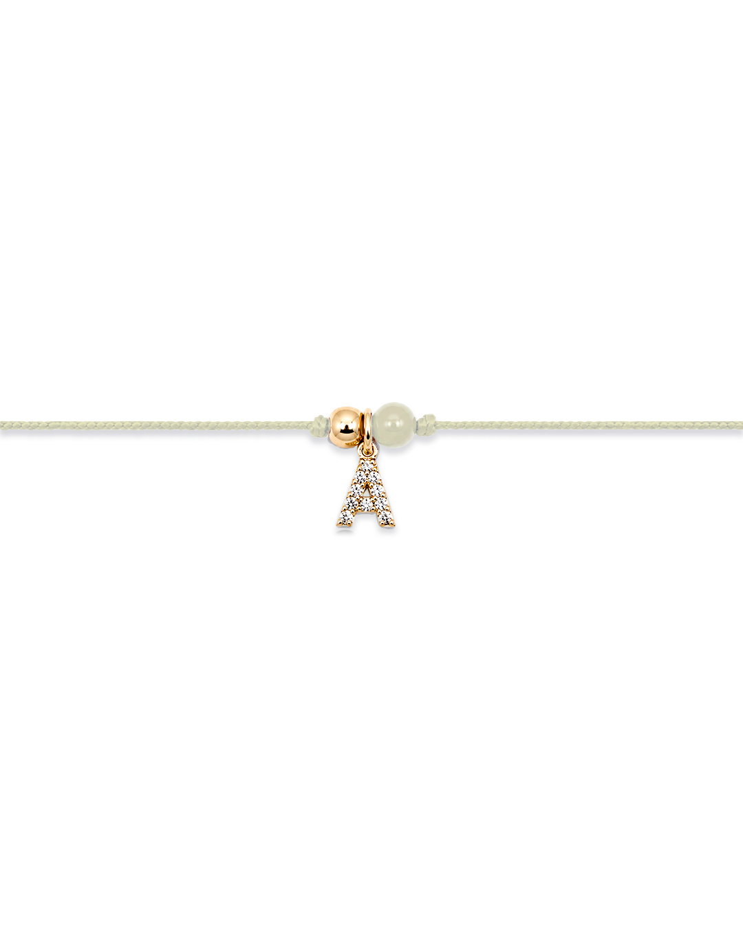 Custom Karma Initial Bracelet