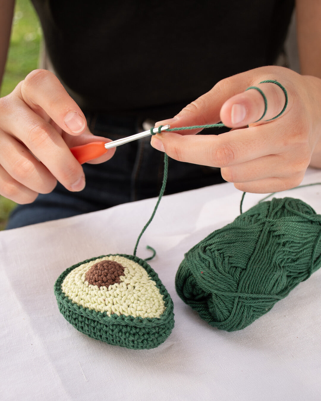 Fit Avo - crochet bag charm