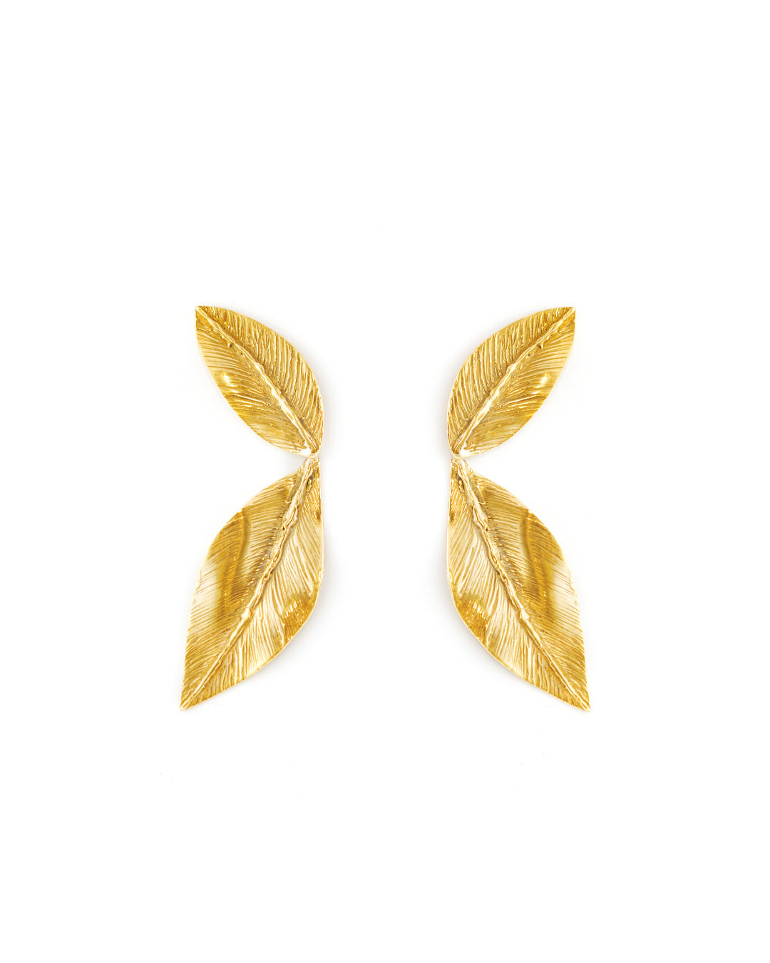 Handmade leaves earrings - Giulia Barela
