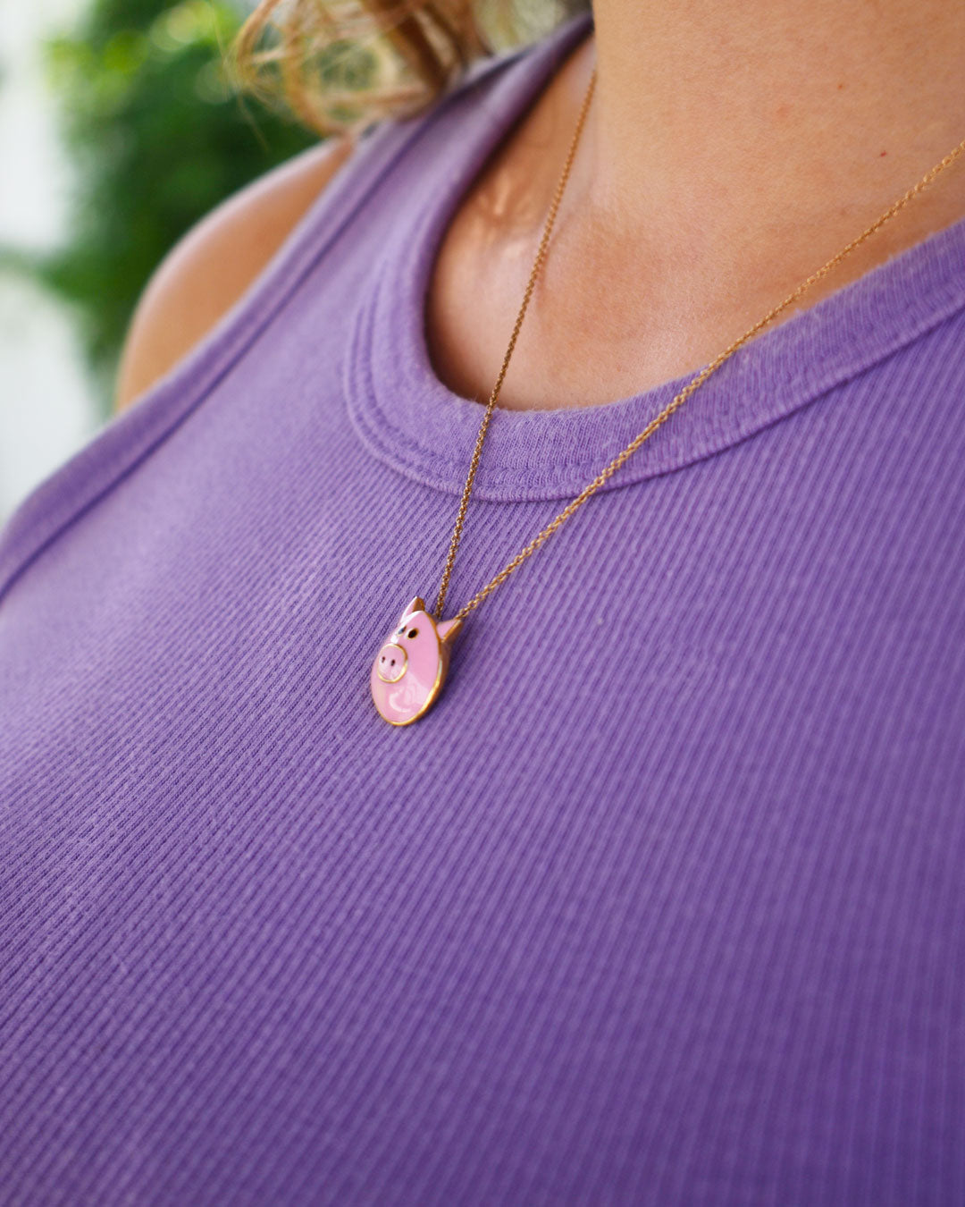 Lino Pig Necklace