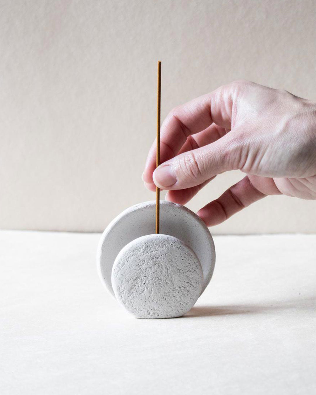 Nomad Luna - Full moon incense burner ceramics Claire Lune