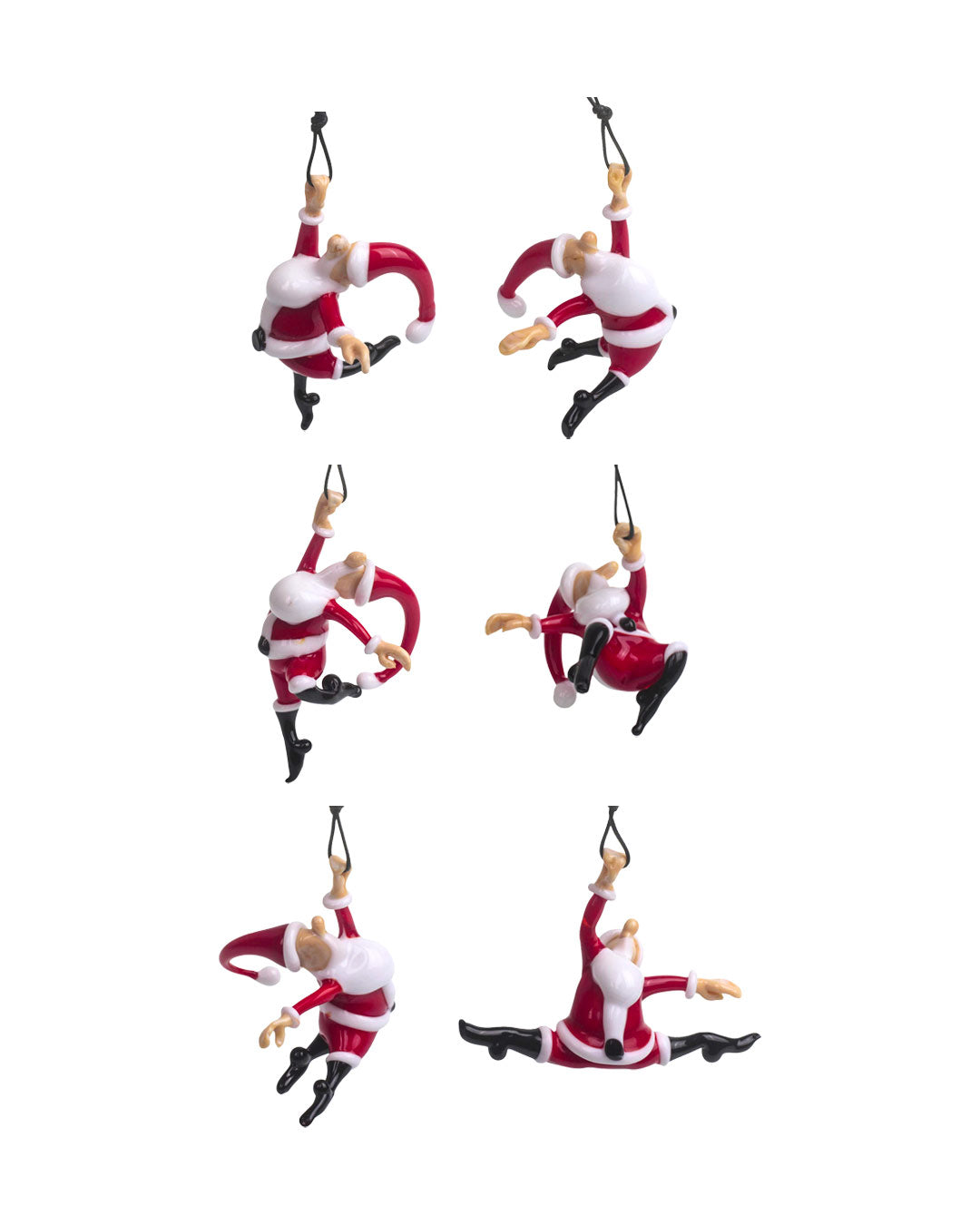 Santa Claus dancer MIX - Set of 6