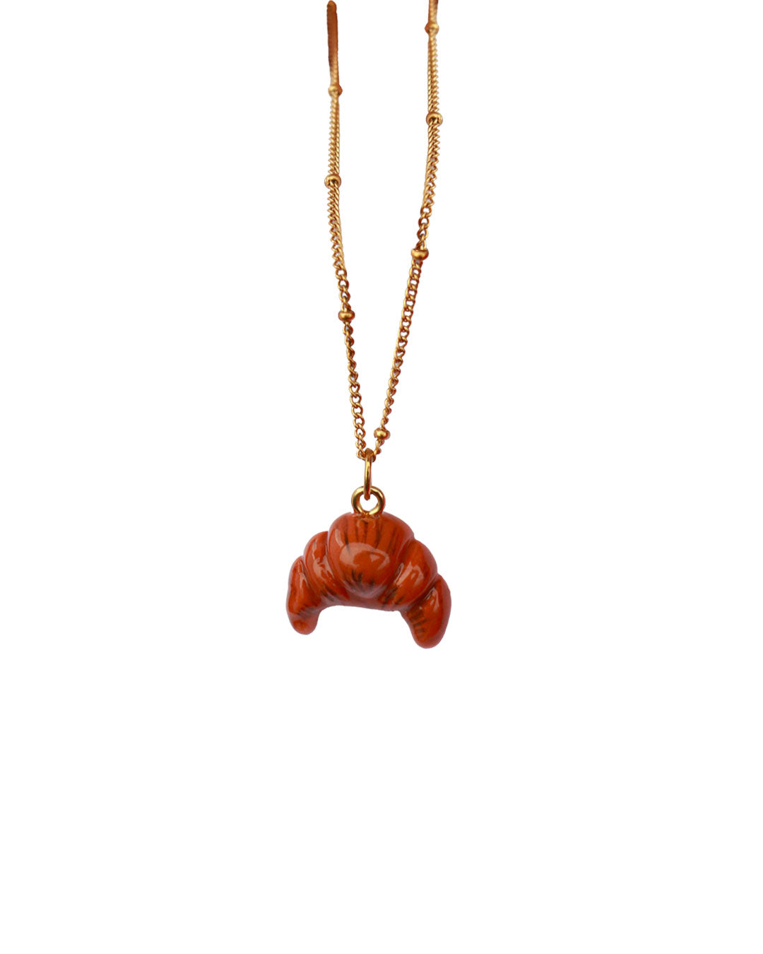 Croissant Charm Necklace