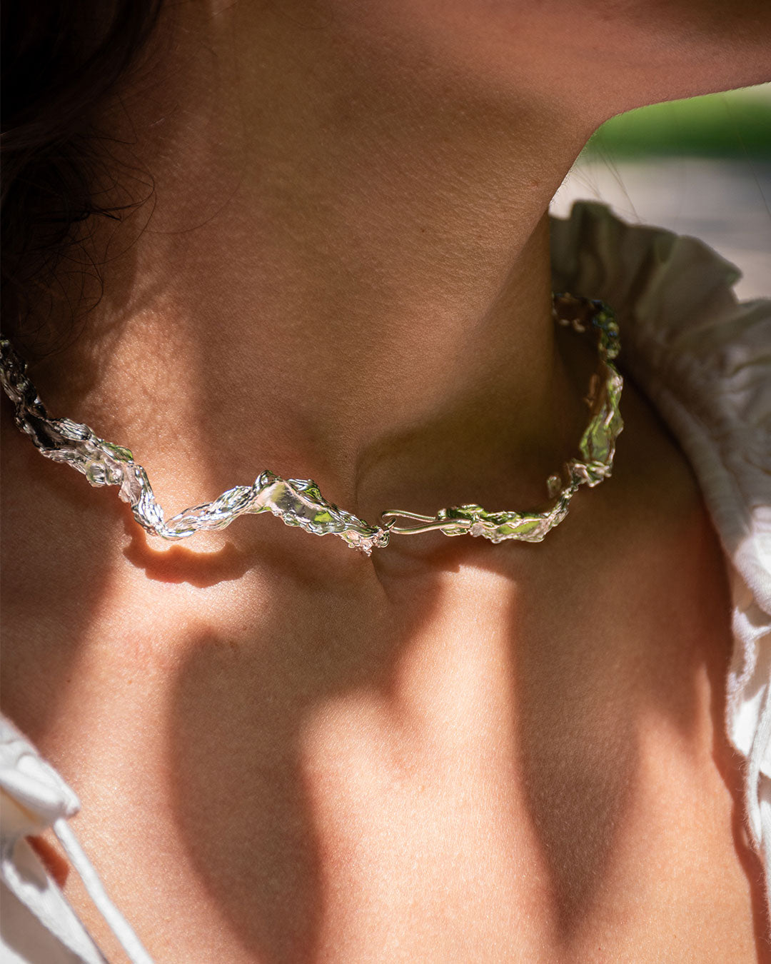 Marsh Choker silver Crush Jewel